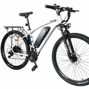 Bicicleta Eléctrica E-BOOST Silver (Parrilla Trasera Gratis)